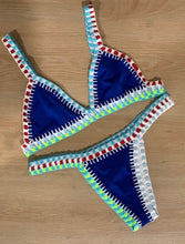 Load image into Gallery viewer, Bikini Croche Blue Fix
