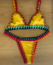 Load image into Gallery viewer, Bikini Croche Yellow/ Black
